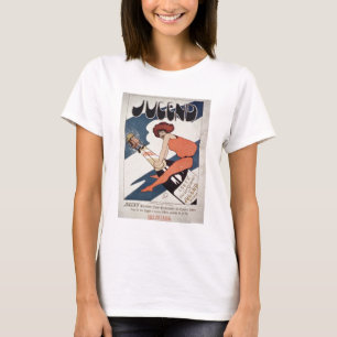 Poster advertising 'Jugend, illustrated Weekly Mag T-Shirt