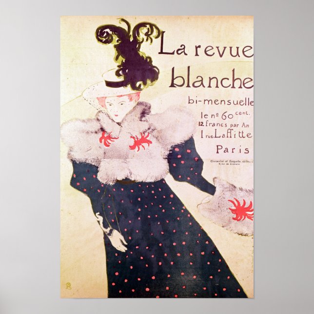 Poster advertising 'La Revue Blanche', 1895 (Front)
