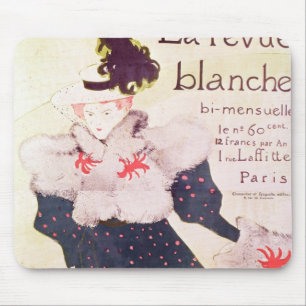 Poster advertising 'La Revue Blanche', 1895 Mouse Pad