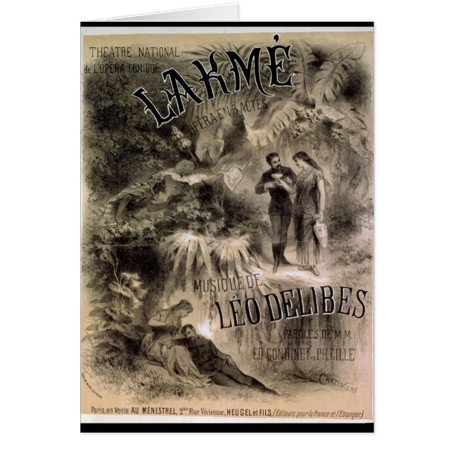 Poster advertising 'Lakme' (Front)