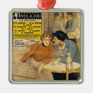 Poster advertising L'Assommoir by M.M.W. Metal Tree Decoration