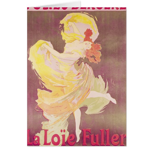 Poster advertising Loie Fuller (Front)