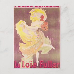 Poster advertising Loie Fuller Postcard