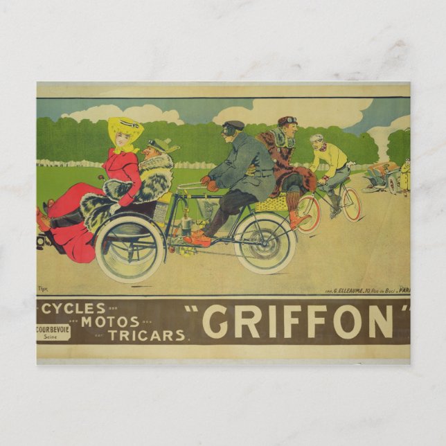 Poster advertising postcard (Front)