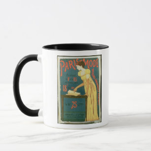 Poster advertising subscriptions to 'Paris Mode' M Mug