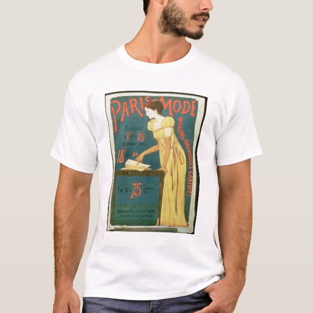 Poster advertising subscriptions to 'Paris Mode' M T-Shirt (Front)