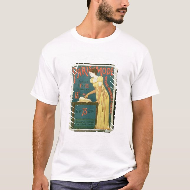 Poster advertising subscriptions to 'Paris Mode' M T-Shirt (Front)