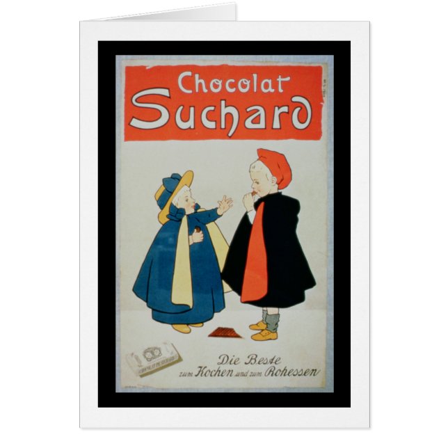 Poster advertising 'Suchard Chocolate' (colour lit (Front)