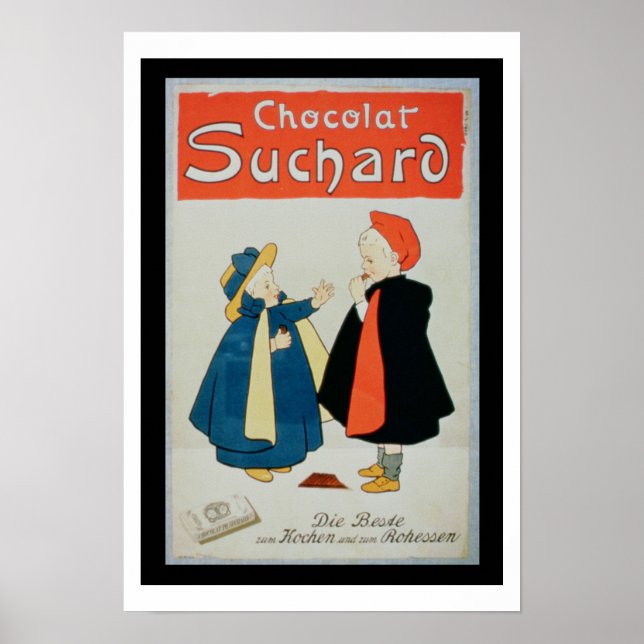 Poster advertising 'Suchard Chocolate' (colour lit (Front)
