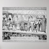Poster advertising, 'The Barnum and Bailey