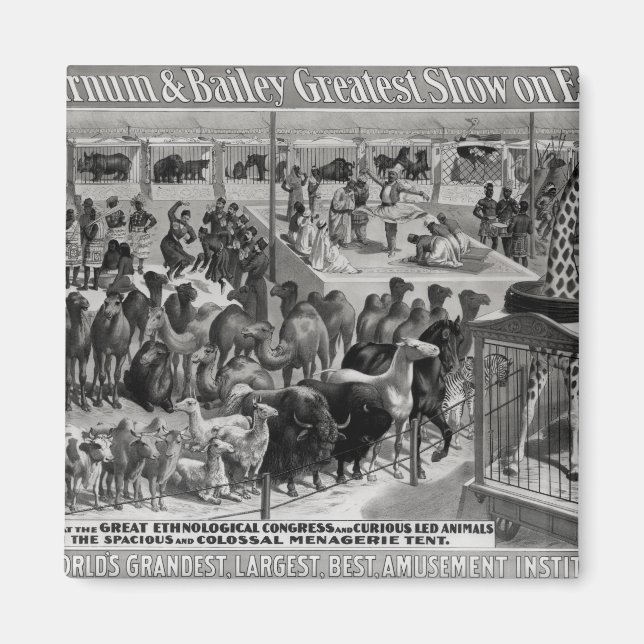 Poster advertising, 'The Barnum and Bailey Magnet (Front)