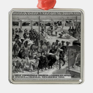 Poster advertising, 'The Barnum and Bailey Metal Tree Decoration