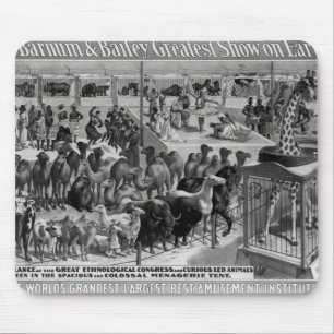 Poster advertising, 'The Barnum and Bailey Mouse Pad