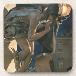 Poster advertising the 'Corriere della Sera', prin Coaster