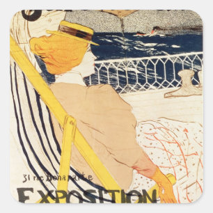 Poster advertising the Exposition Square Sticker