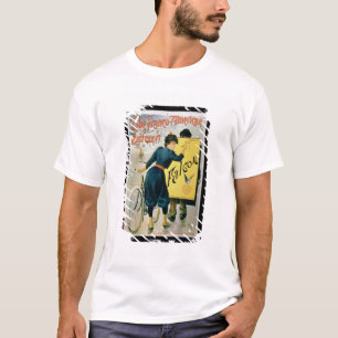 Poster advertising 'The Franco-American Bicycle Co T-Shirt