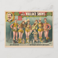 Poster Advertising The Great Wallace Shows Circus