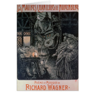 Poster advertising The Master Singers