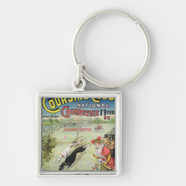 Poster advertising the opening of Coursing Key Ring (Front)