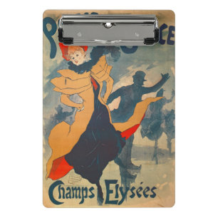 Poster advertising the Palais de Glace Mini Clipboard