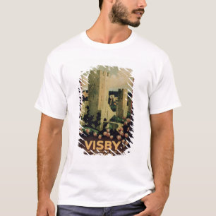 Poster advertising the town of Visby, Sweden (colo T-Shirt