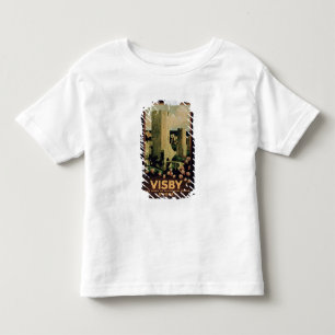 Poster advertising the town of Visby, Sweden (colo Toddler T-Shirt