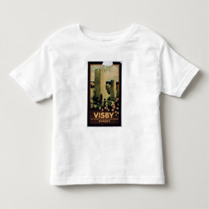 Poster advertising the town of Visby, Sweden (colo Toddler T-Shirt