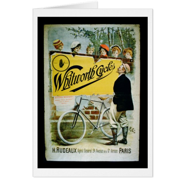 Poster advertising 'Whitworth Cycles', Paris (colo (Front)