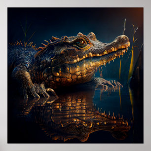 Poster alligator