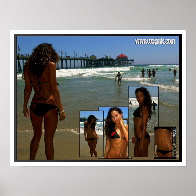 POSTER - Amanda in Huntington Beach (Front)