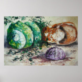 Poster Ann Hayes Painting Sea Shells