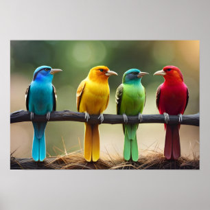 Poster Art Birds