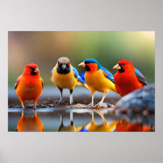 Poster Art Birds