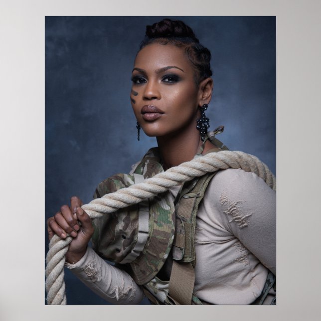 Poster Art Female Soldier  (Front)