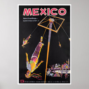 Poster Art Mexico Print Vintage Travel Home Decor