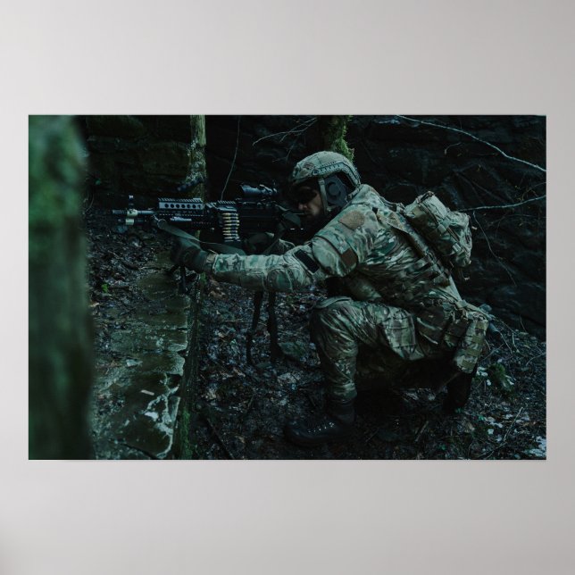 Poster Art Military Soldier (Front)