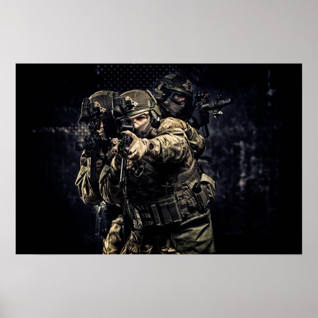 Poster Art Military Soldier (Front)