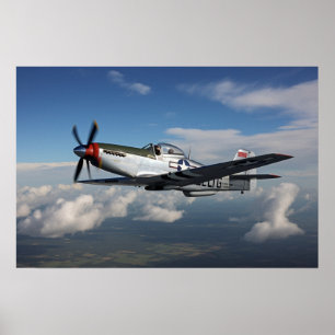 Poster Art Military Vintage War Plane