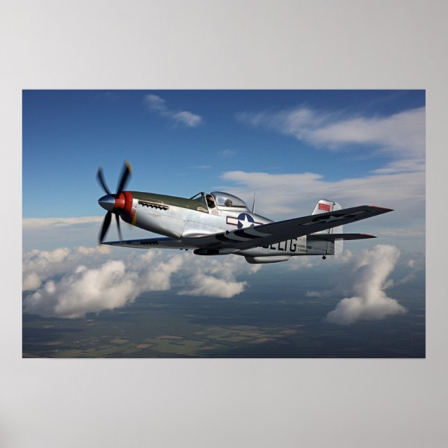 Poster Art Military Vintage War Plane (Front)