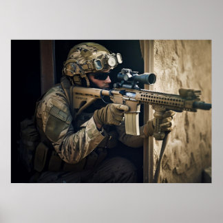 Poster Art Soldier