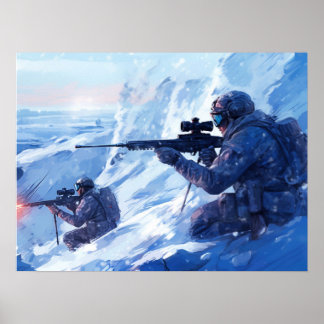 Poster Art Soldiers