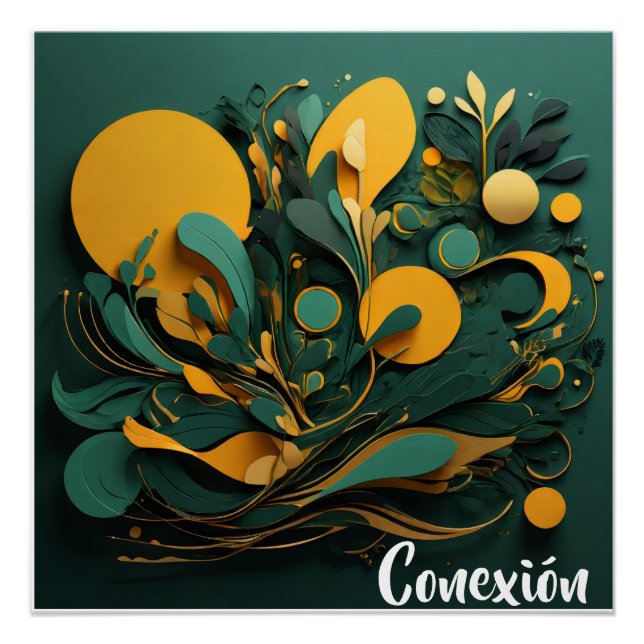 Póster Arte Biodiversidad Viva Conexión Poster (Front)