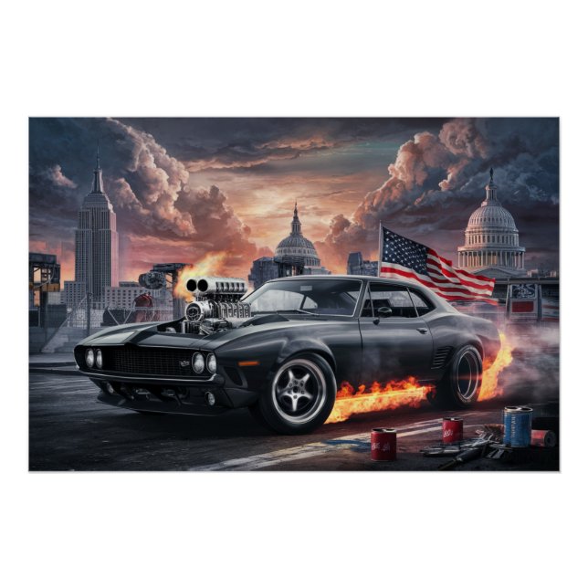 Poster Auto Drapeaux 02 (Front)