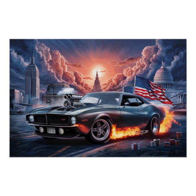Poster Auto Drapeaux 03 (Front)