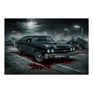 Poster Auto Noir 09