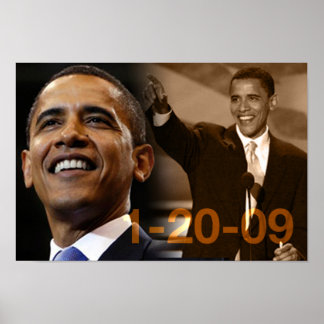 Poster Barack Obama 1-20-09
