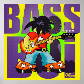 Poster "Bass Boi" - by Kev Moore