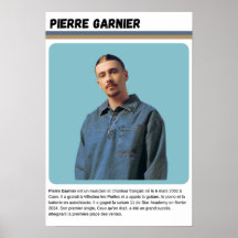 Poster Biography Pierre Garnier - Star Academy