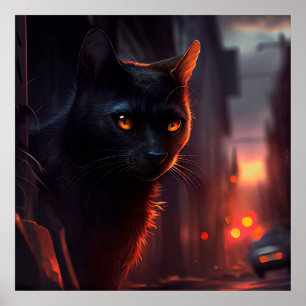 Poster Black Cat