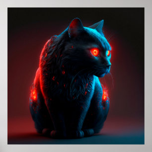 Poster Black Cat